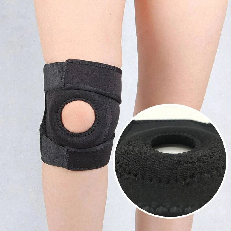 1PC Adjustable Patellar Support Compression Knee Pads Elastic Breathable Knee Strap Men Women Fitness Running Sport Knee Brace-WAYBIKER