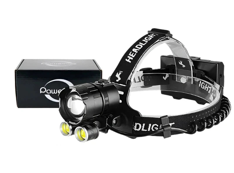 Super XHP360 2COB Powerful Headlamp Rechargeable Head Flashlight High Power Head Lamps Led Headlight 18650 Fishing Lantern-WAYBIKER