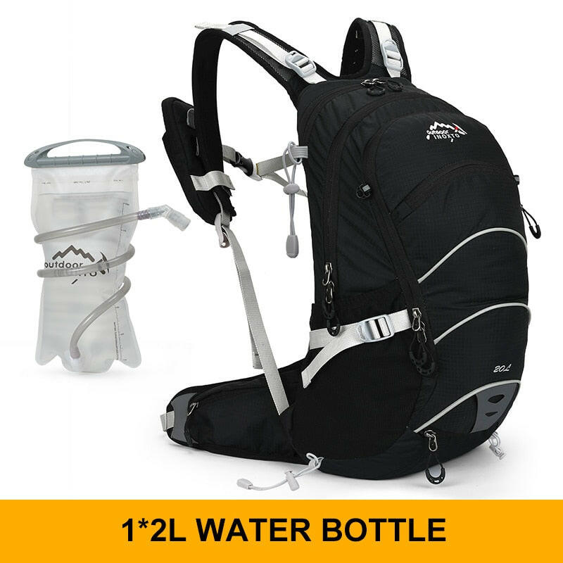 Mountaineering backpack 20 liters men's and women's outdoor sports bag waterproof camping hiking rain-WAYBIKER