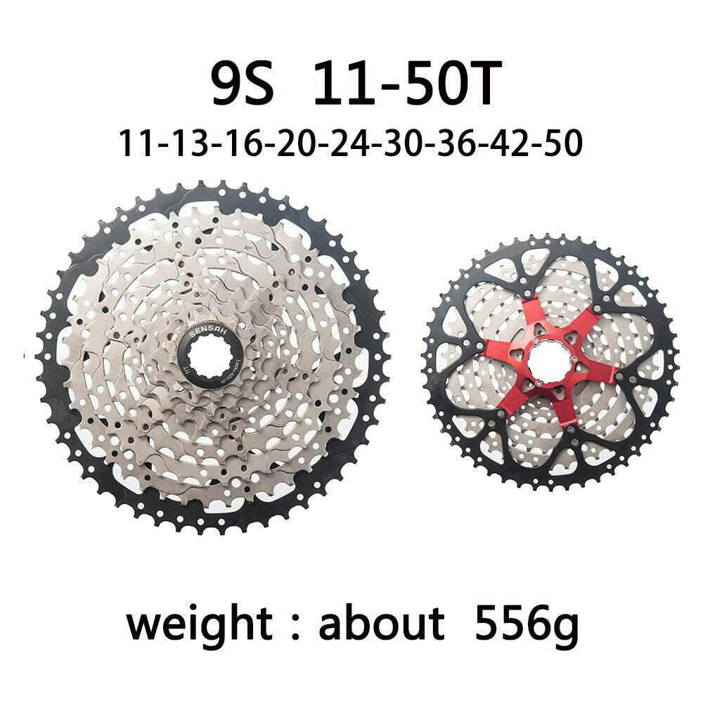 SENSAH Mountain Bike 8 9 10 11 12 Speed Velocidade Bicycle Cassette MTB Freewheel Sprocket 40T 42T 46T 50T 52T for HG HUB-WAYBIKER