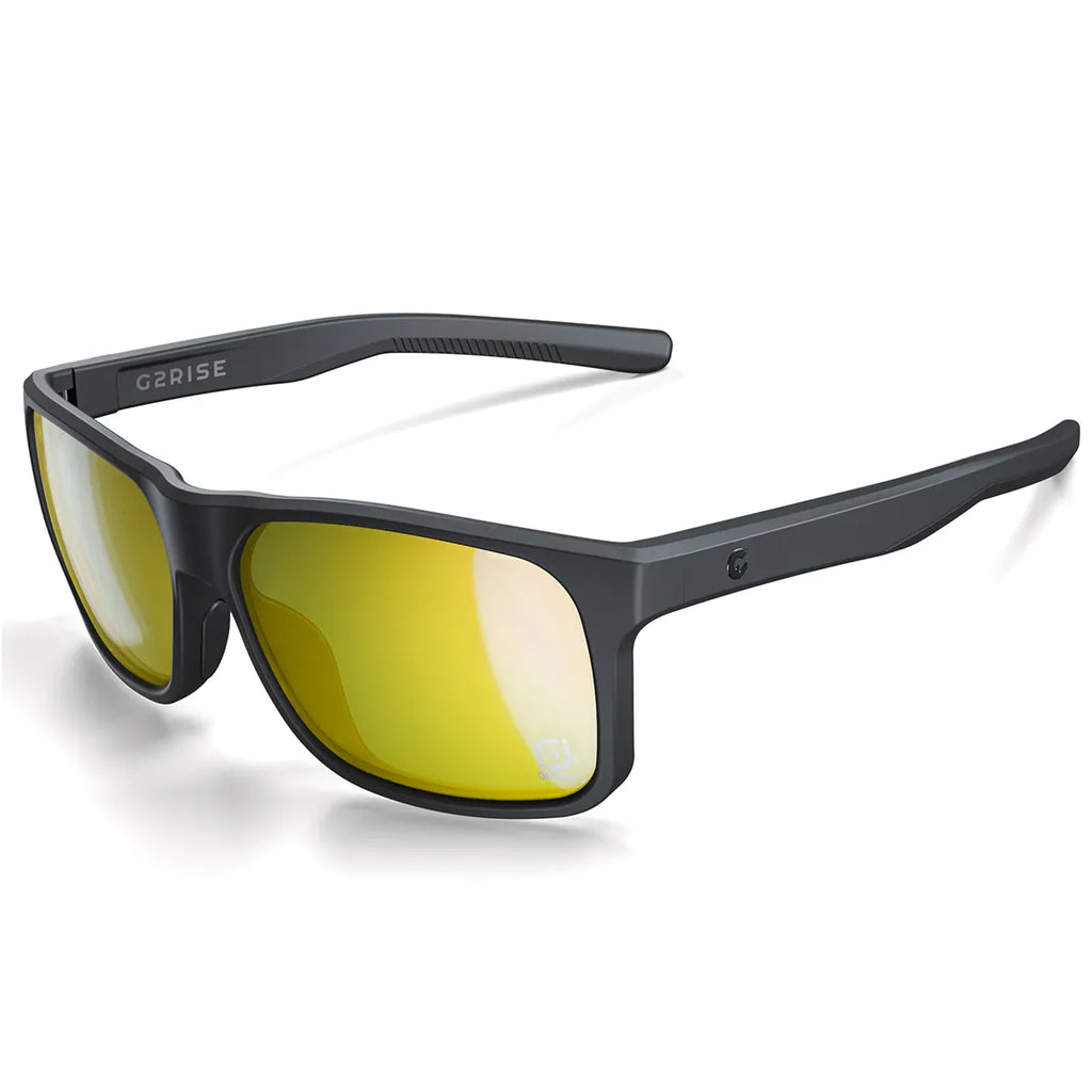 G2RISE Polarised Sunglasses Men Women UV400 Protection - with Strap & Case for Fishing Driving Running Golf Outdoors Sports-WAYBIKER