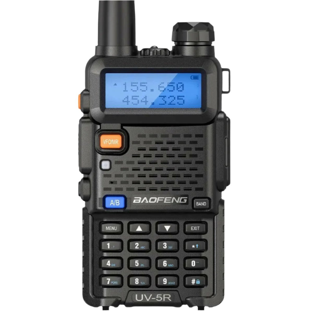 Baofeng UV 5R Walkie Talkie 5W Portable Ham CB Radio Dual Band VHF UHF FM Transceiver Two Way Radio UV82 UV9R Plus-WAYBIKER