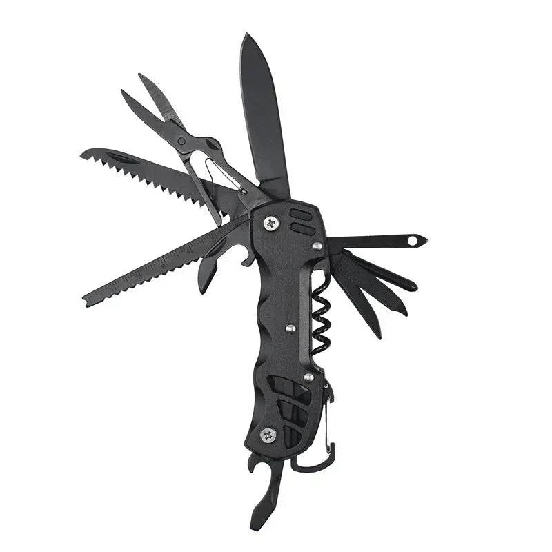 Multifunctional Folding Swiss Army Portable Stainless Steel Pocket Knife Outdoor Camping Emergency CombinationTool Survival Gear-WAYBIKER