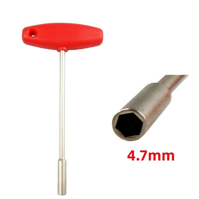 3.2/4.7/5.5mm Bicycle Concealed Spoke Wrench Durable Steel MTB Mountain Bike T Shaped Sleeve Built-in Spoke Tool Bike Repair-WAYBIKER