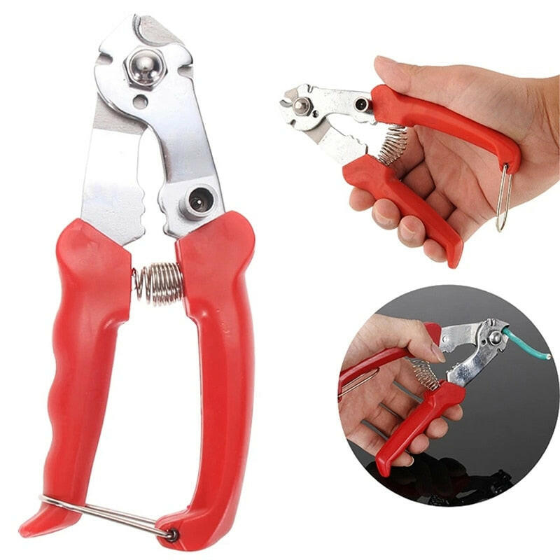Bicycle Cutting Pliers Mountain Road Bike Inner Outer Brake Gear Wire Cable Spoke Housing Cutter Clamp Repair Kit Tool-WAYBIKER