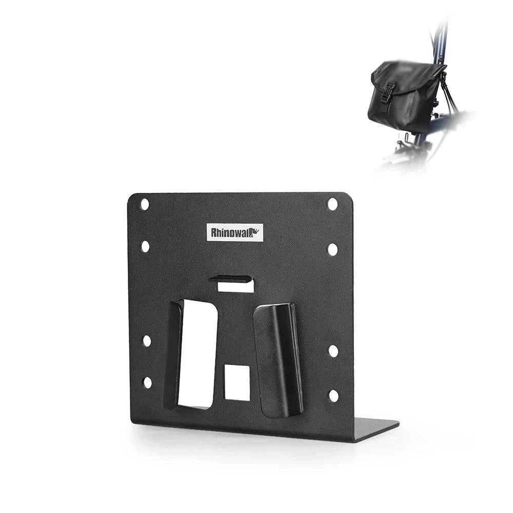 Bike Bag Adapter Folding Bike Front Bag Block Adapter For Bicycle Rack Aluminum Alloy Bicycle Bag Installation Accessory-WAYBIKER