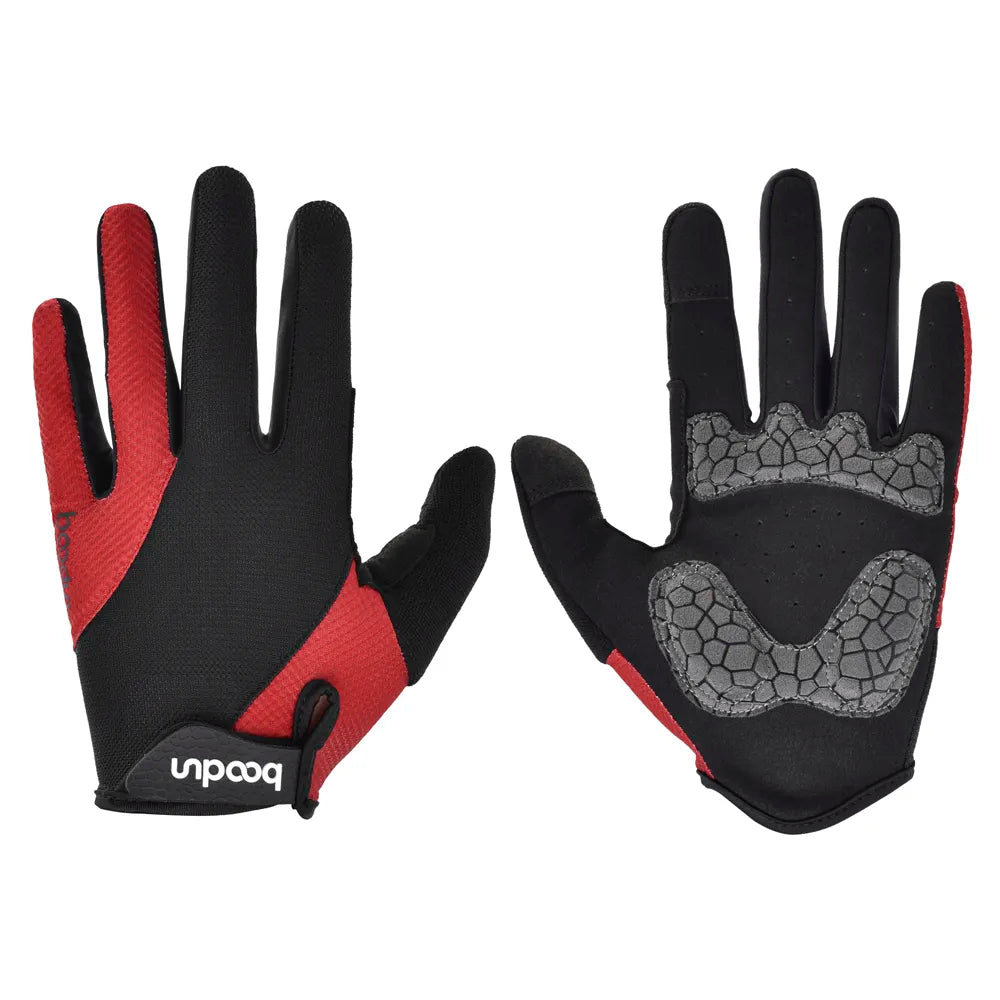 Hot 2211441 Bike Glove Winter   Full Finger Racing Unisex Cycling Gloves-WAYBIKER
