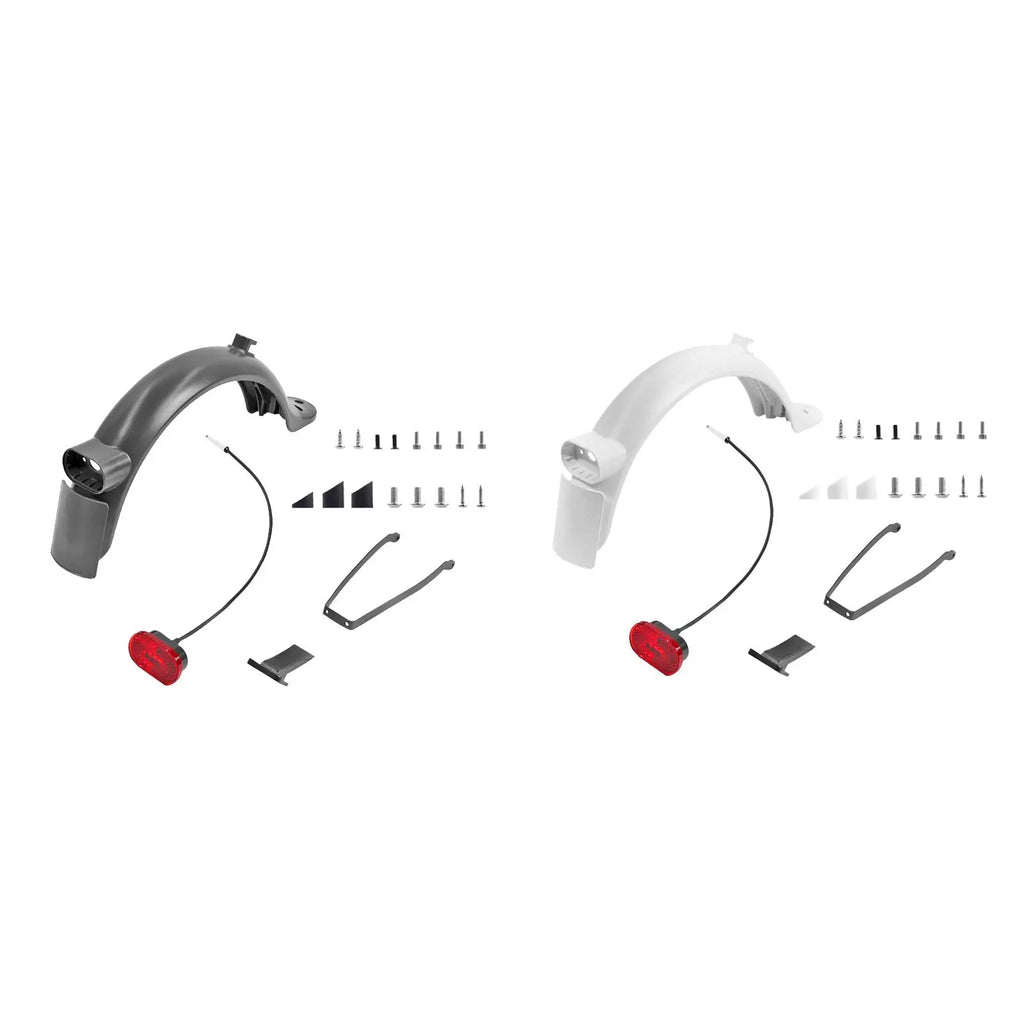 Rear Mudguard with LED Tail Light Upgraded Parts Set for Electric Scooter-WAYBIKER