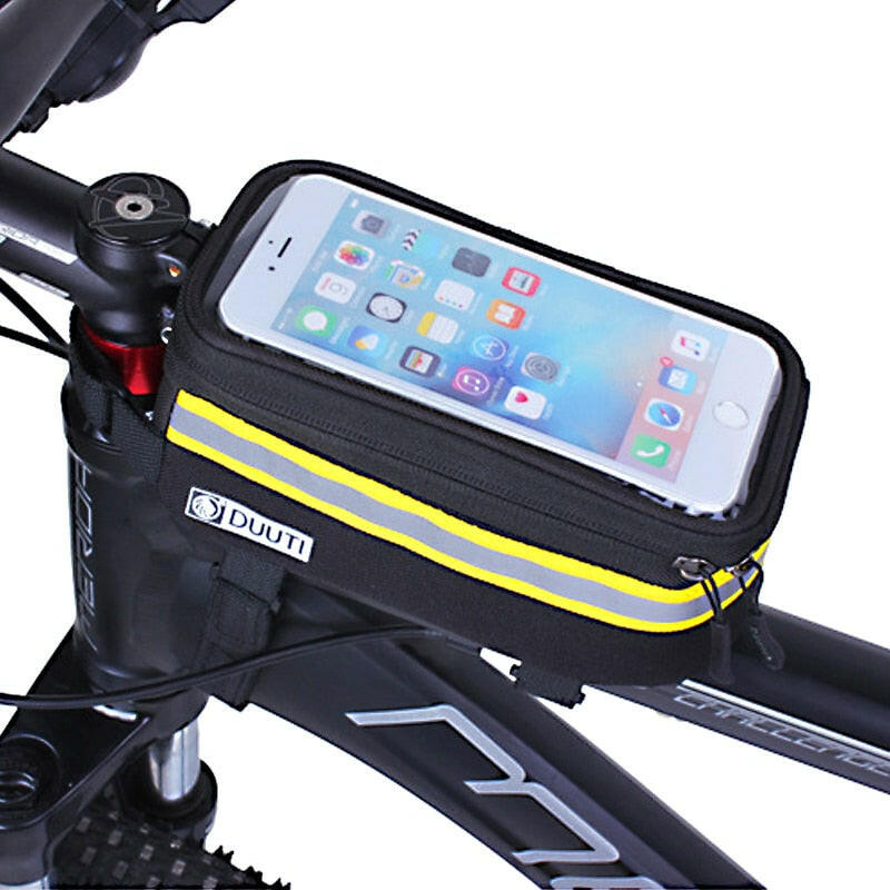 Bicycle Phone Bag Waterproof Reflective Cycling Bag Rainproof Front Touch Screen Road MTB Mountain Bike Phone Bags Accessories-WAYBIKER