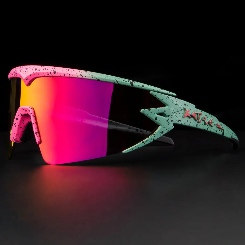 KAPVOE Outdoor Cycling Glasses MTB Bike Glasses Sports Sunglasses Road Driving Bicycle Men Women UV400 Goggles Hiking Eyewear-WAYBIKER