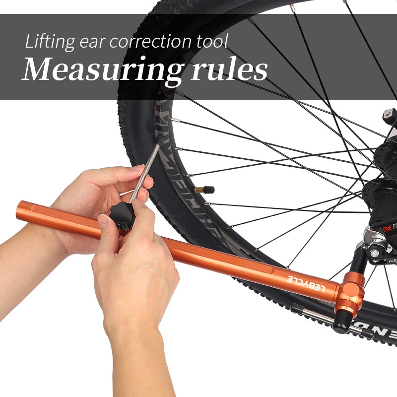 Lebycle Rear Derailleur Hanger Alignment Gauge MTB Road Bike Aluminium Alloy Straighten Tool