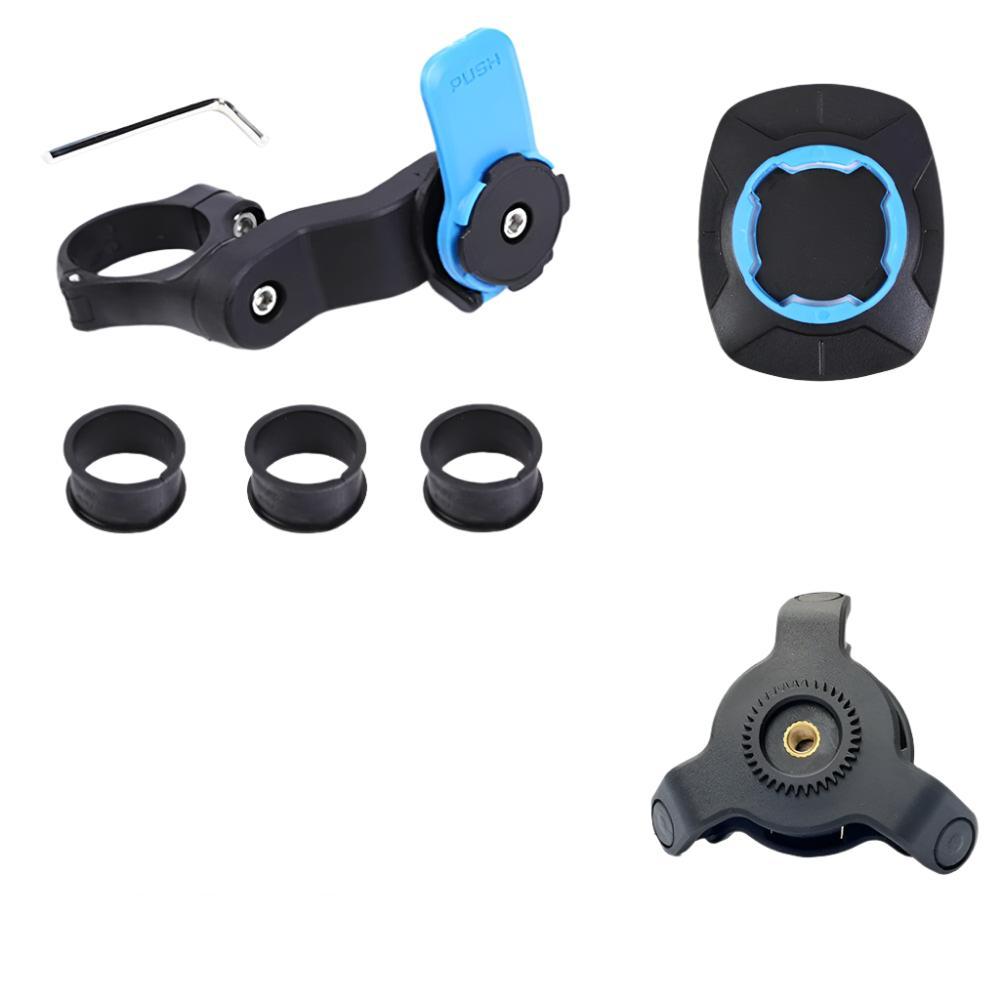 Bicycle Stem Motorcycle Phone Holder Handlebar Mount Universal Adaptors V2 VIBRATION DAMPENER 1 Ball Belt Clip Armband Self Lock-WAYBIKER