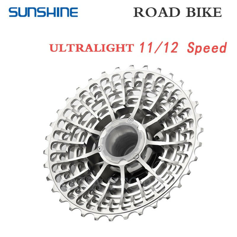 SUNSHINE Road Bike Cassette Ultralight Freewheel 11/12 Speed 11-28T 32T 34T 36T Bicycle Flywheel MTB Sprocket for SHIMANO HG