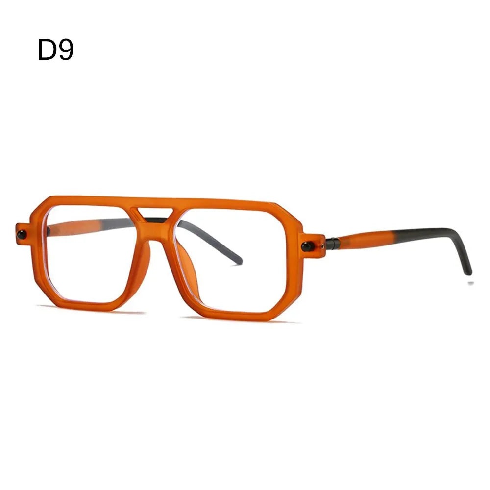 Fashion Leopard Sun Glasses UV400 Eyewear Sunglasses Double Bridge Women's Sunglasses Street Wear Shades Men's Shades-WAYBIKER