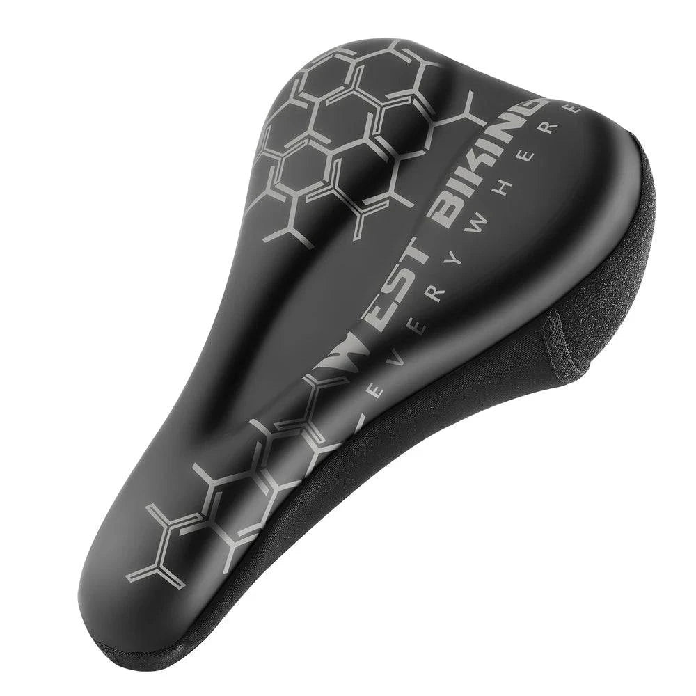 Thickened Bike Saddle Cover Soft Silicone Pad Road Bicycle Seats Cover Comfort Breathable AntiSlip Cycling Cushion Cover-WAYBIKER