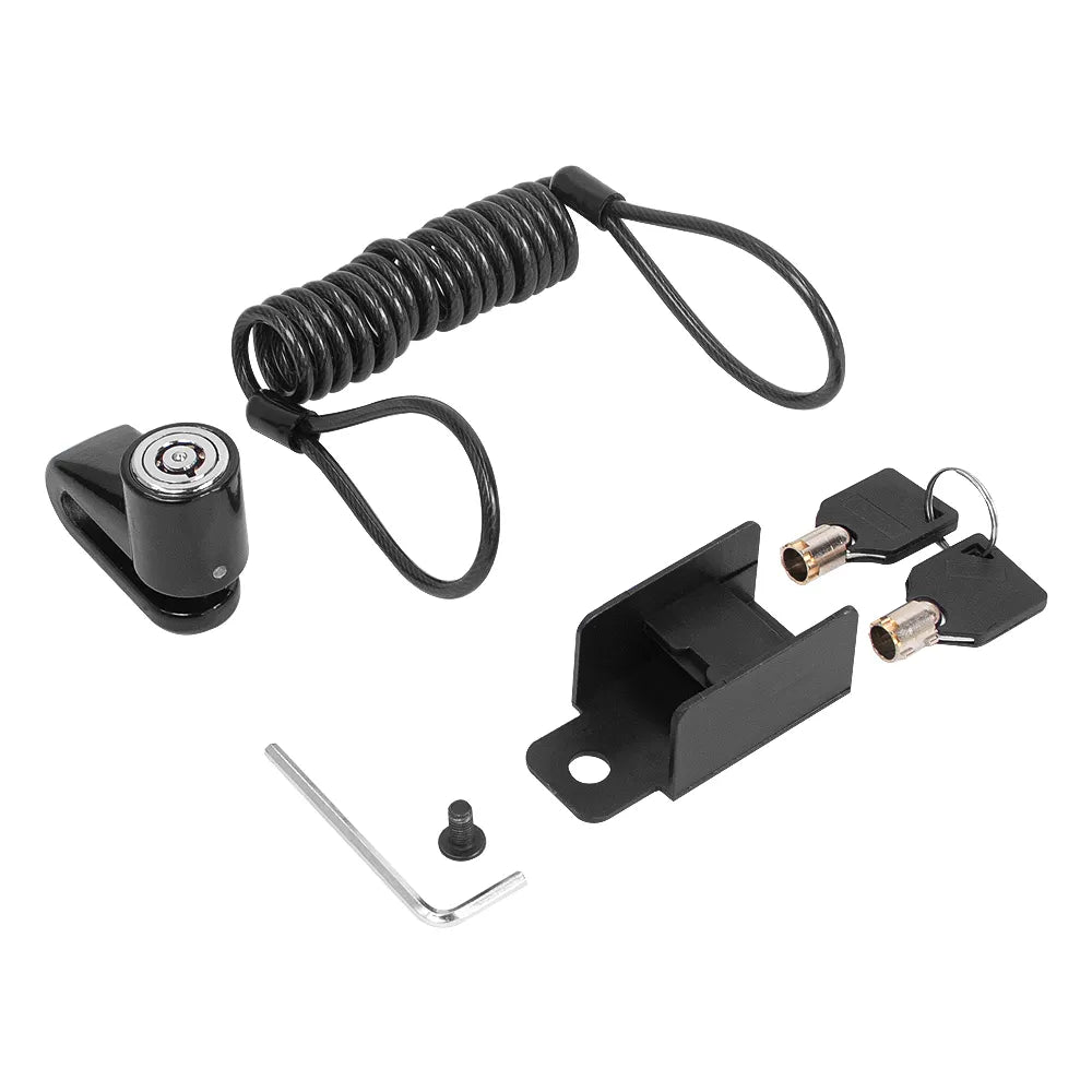 1 Set Anti-theft Bicycle Electric Scooter Disc Brake Wheels Lock For ninebot Xiaomi Mijia M365 Cycling Scooters Motorcycles-WAYBIKER