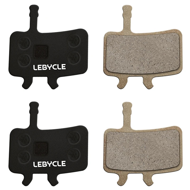 Lebycle 2Pairs High-Quality MTB Bike Resin Semi Metal Brake Pads Universal Hydraulic brake-WAYBIKER