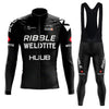 Autumn Cycling Jersey Set Long Sleeve Kit 2023 New HUUB Cycling Clothing Sports breathable Men Road Bike Suit MTB Pants Wear-WAYBIKER