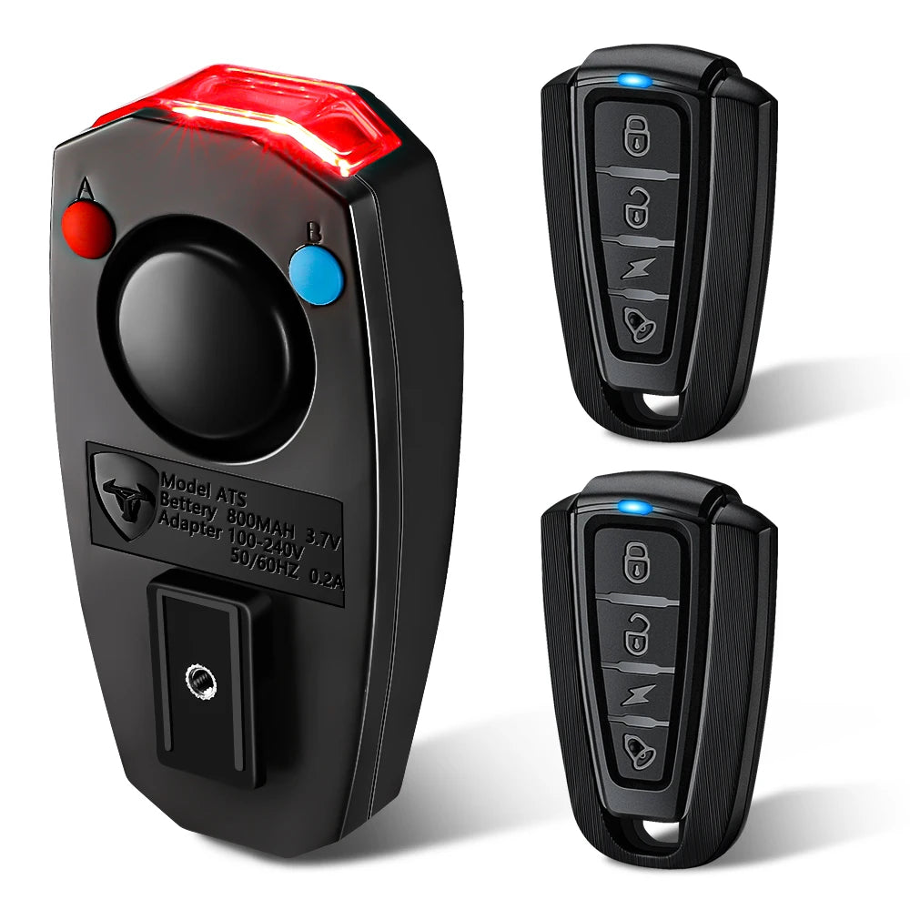 Wireless Anti-theft Bike Alarm Bicycle Tail Lights Rechargeable 120dB Smart Brake Light IPX5 Waterproof Rear Lamp Bike Finder