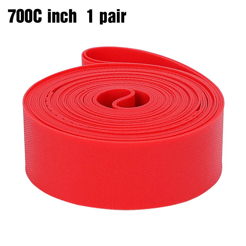 Lebycle Anti-puncture Bicycle Tire Inner Lining PVC Rim Tape Mountain Bike Bicycle Tire Anti-puncture Belt 24 26 27.5 29 700c-WAYBIKER