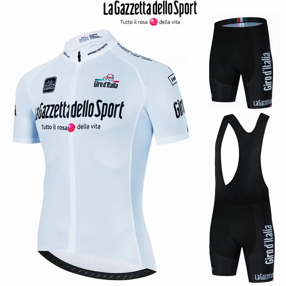 Tour De Giro D'ITALIA Cycling jersey Sets Mens Cycling Clothing Summer Short Sleeve Quick-dry MTB bike suit Ropa Ciclismo Estivo-WAYBIKER