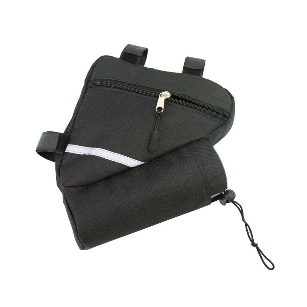 Waterproof Bike Frame Bag  Bicycle Pouch Equipment Front Frame Oxford Cloth Tube Pouch for Cards Outdoor Activities Road Bike-WAYBIKER