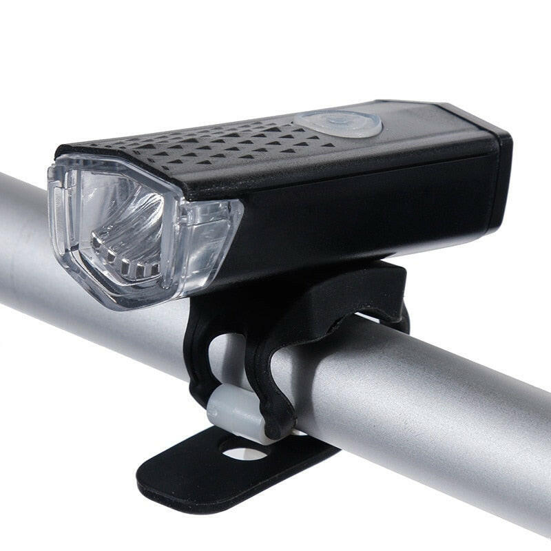Bike Bicycle Light USB LED Set MTB Road Bike Front Back Headlight Lamp Flashlight Cycling Light Rechargeable Bicycle Accessories-WAYBIKER