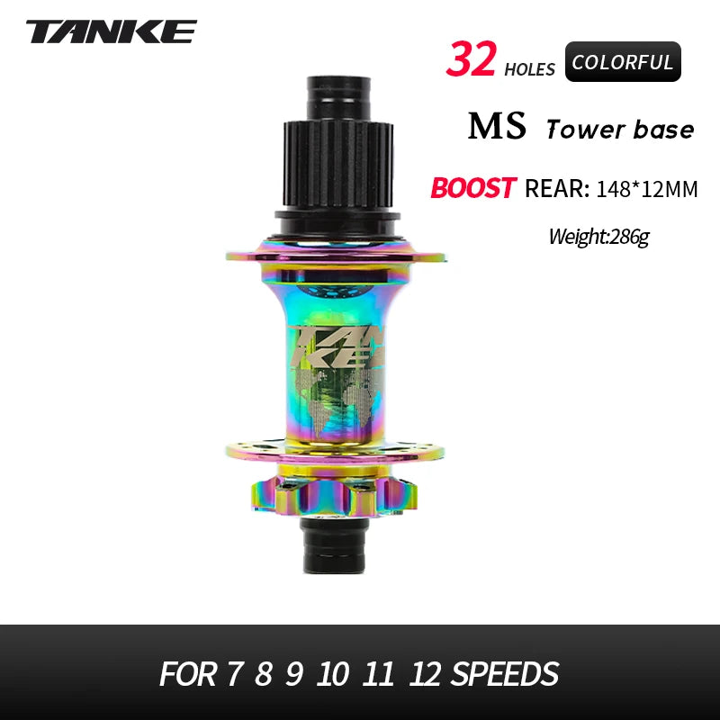 TANKE-Boost 12x148,15x110,Aluminum Bicycle Hub,32 Holes 120 Clicks 4Bearing MTB Mountain Bike Disc Brake Hub HG MS XD 8-12 Speed
