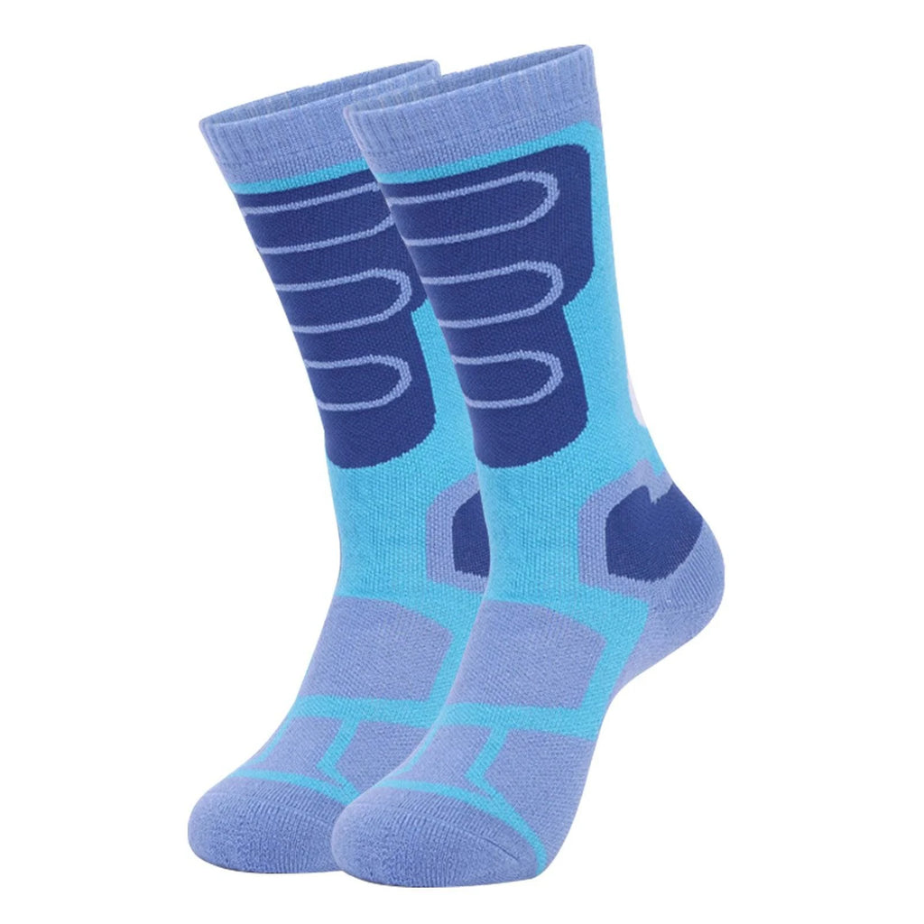 Children's Ski Socks Warm Winter Socks Thermal Ski Socks for Kids Boys and Girls-WAYBIKER