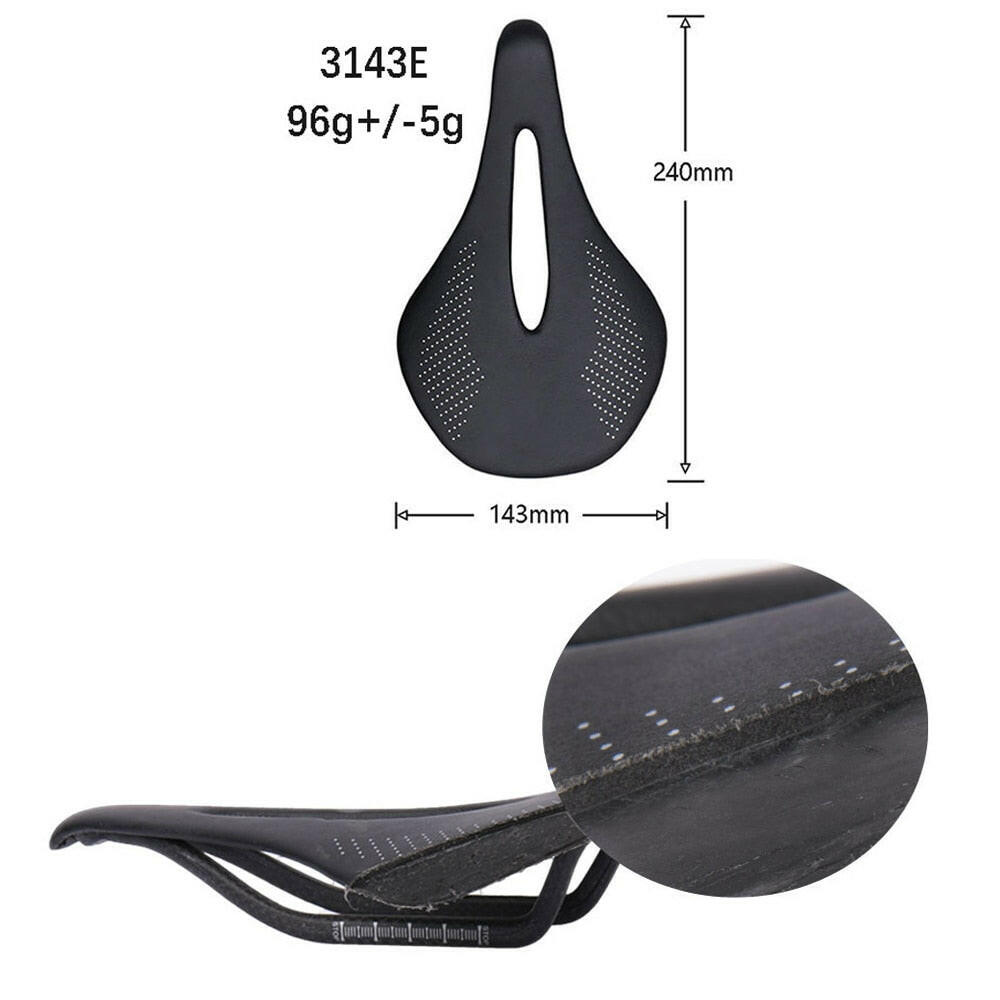 Full Carbon Bicycle Saddle MTB/Road Bike Saddles Ultralight Breathable Comfortable Seat Cushion 120g Cycling Seat Parts-WAYBIKER