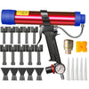 Adjustable Pneumatic Glass Glue Gun Air Rubber Gun Tool 310ml Hard Glue Sealant Applicator Caulking Gun Tool For Automobile Door-WAYBIKER