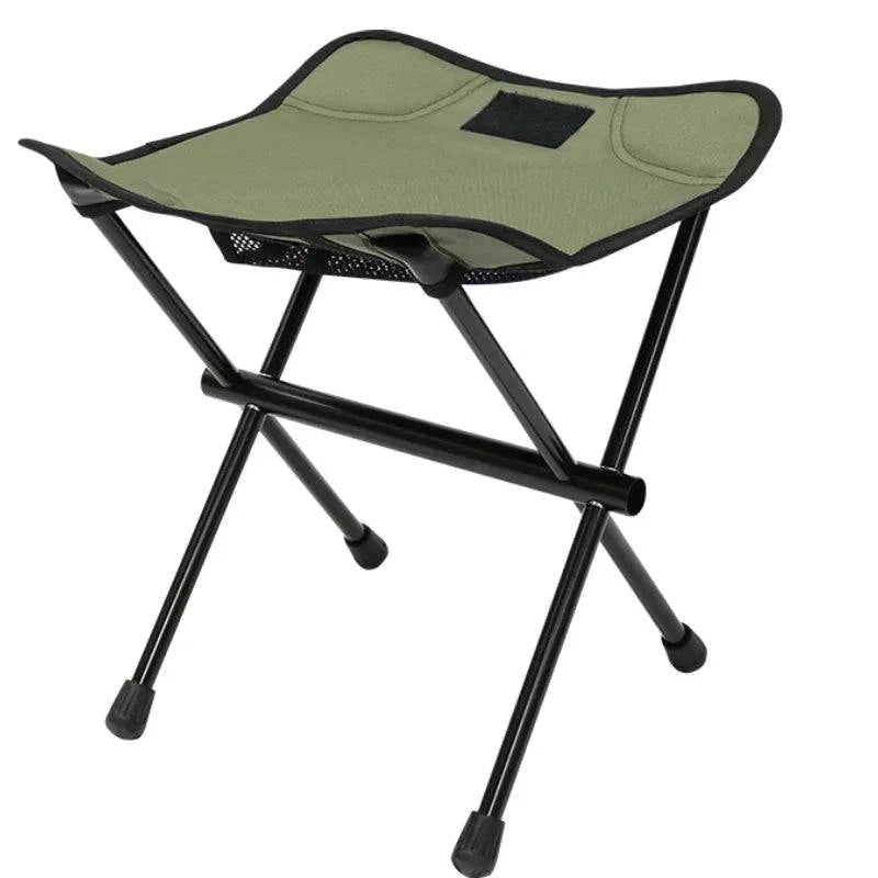 Outdoor Folding Stool, Lightweight Tactical Chair, Fishing and Sketching Small Stool, Portable Leisure Moon Chair, Mazha-WAYBIKER