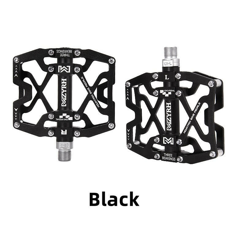 MZYRH 3 Bearings Bicycle Pedals Ultralight Aluminum  Road Bmx Mtb  Pedals Non-Slip Waterproof Bicycle Accessories-WAYBIKER