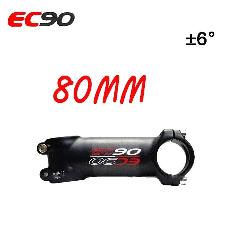 EC90 31.8mm Stem 6/17 Degree MTB Power 60/70/80/90/100/110/120mm Bicycle Handlebar Stem Ultralight Bike Table Cycling Part