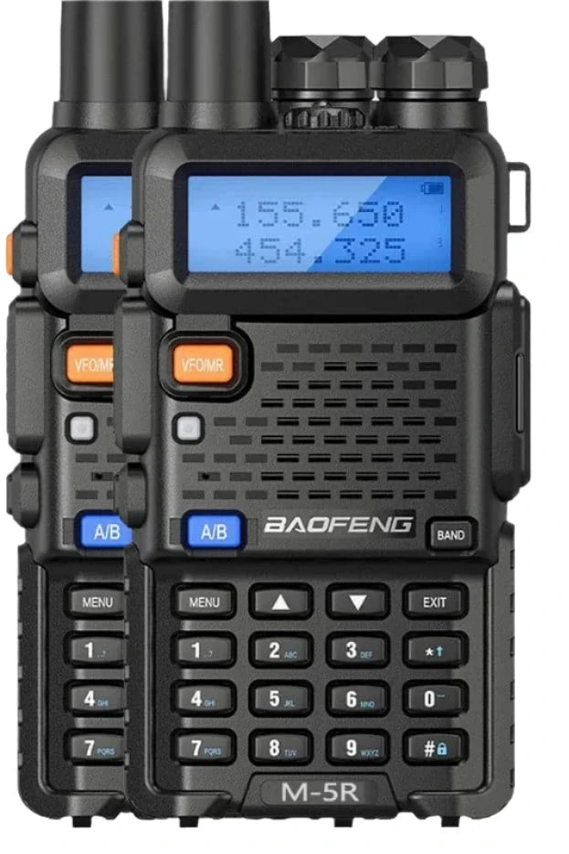 2Pack Baofeng M-5R Air Band Walkie Talkie Full Band Wireless Copy Frequency Long Range Two Way Radio Portable Ham UV-5R K5-WAYBIKER