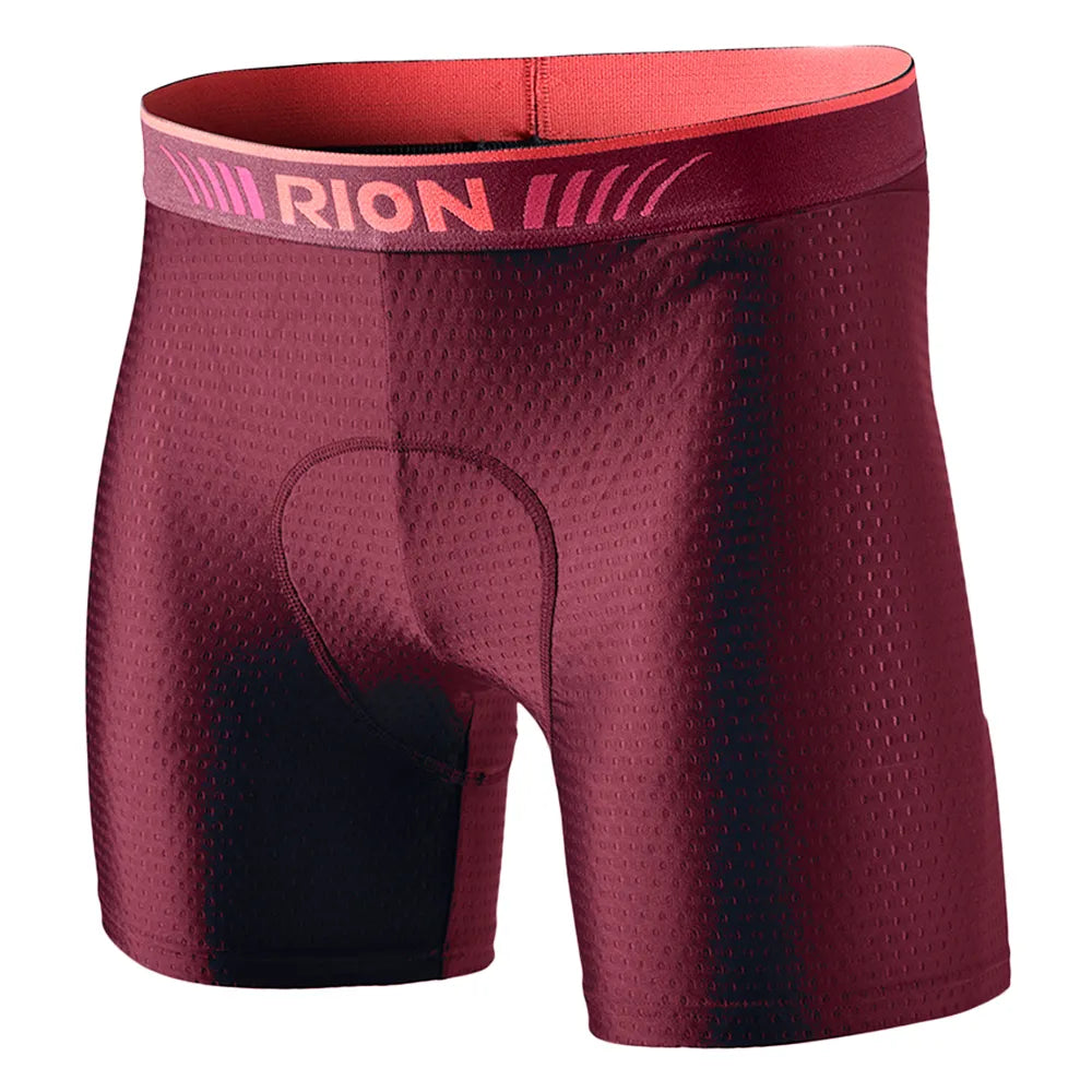 RION Men Cycling Bicycle Underwear Men's Shorts Tights Biker Bike Gym Underpants with Padding Pads Male MTB Mountain Ride Lycra