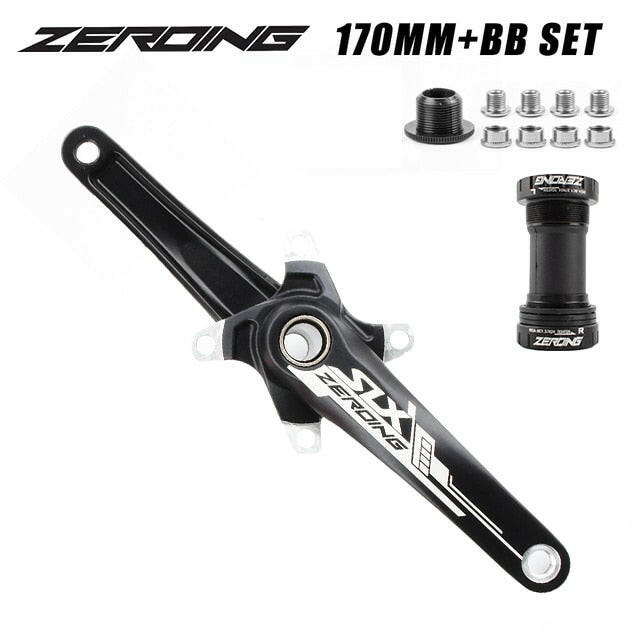 SLX Bicycle Crankset 104BCD MTB Bike Crank Chainring 170mm Aluminum Alloy with Bottom Bracket 32T 34T 36T 38T Plate for SHIMANO-WAYBIKER
