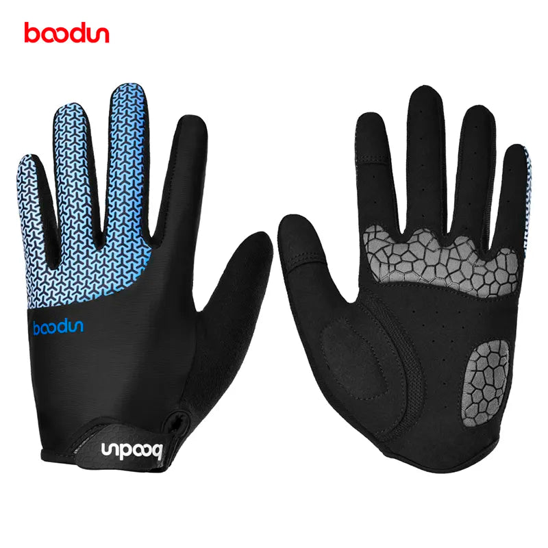 Trending Season Hot 2201380 Fashion Reflective Bike Full Finger Bicycle Gloves-WAYBIKER