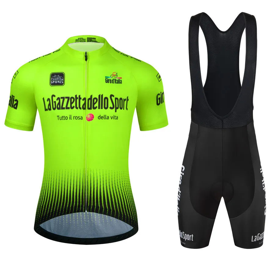 Tour Of Italy Bicycle Clothes Cycling Jersey Set Summer Road Bike Short Sleeve Cycling Clothing Men Mtb Jersey Set Sport Wear-WAYBIKER