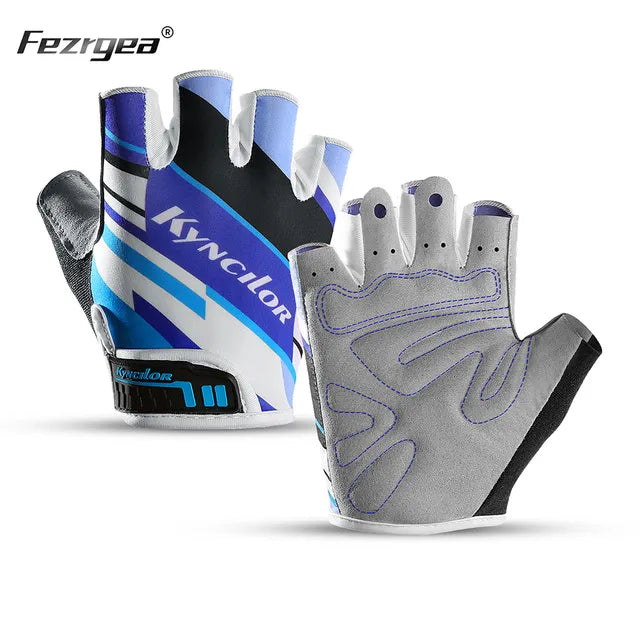 Cycling Gloves Sports Fitness Men And Women Breathable Non-Slip Short-Finger Outdoor Bicycle Half-Finger Gloves-WAYBIKER