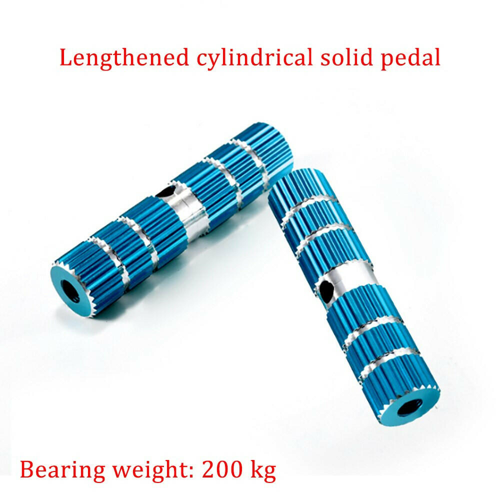 1 Pair Bicycle Pedals Axle Foot Rest Pegs Aluminum Alloy Anti-Slip BMX Bike Rear Wheel Pedal Bike Accessories-WAYBIKER