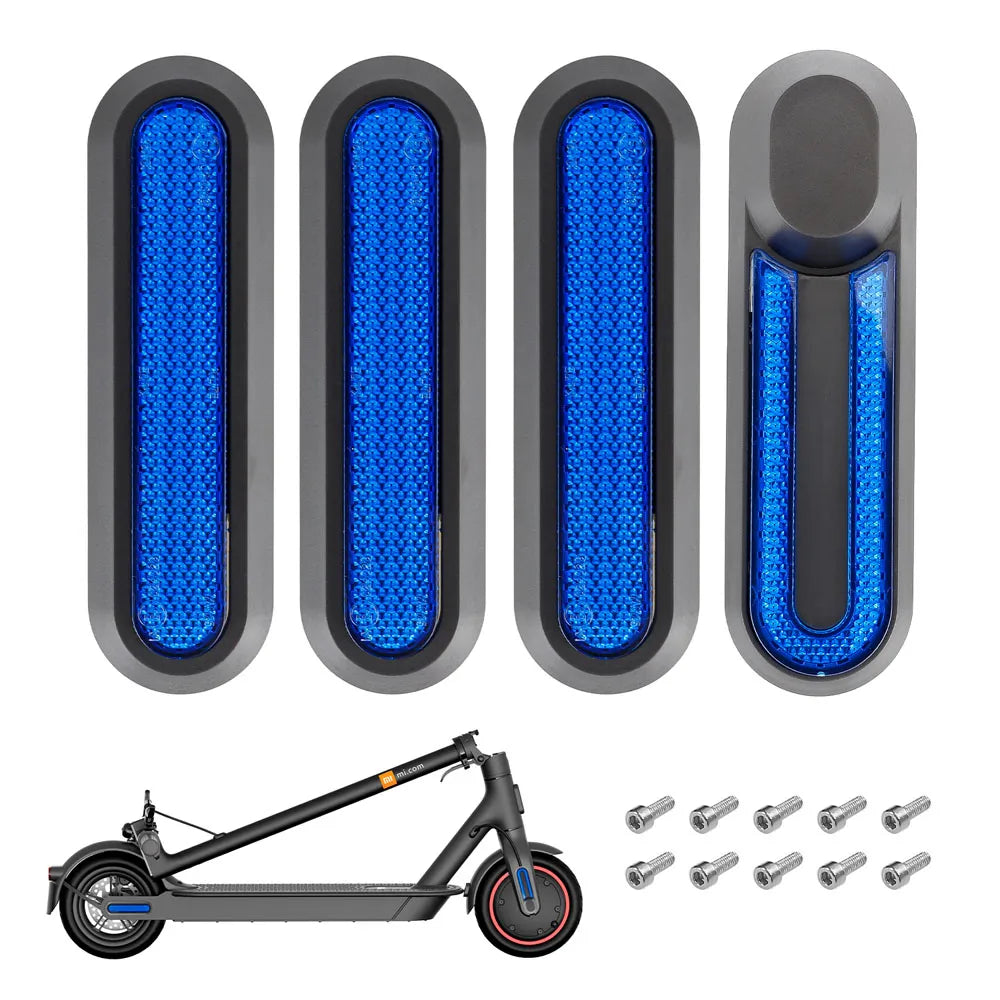 Electric Scooter New Wheel Cover Hub Cap Protective Shells Reflective Stickers for Xiaomi Mi 1S Pro 2 M365 Scooter Accessories-WAYBIKER