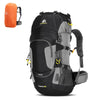 60L Waterproof Hiking Backpack Camping Mountain Climbing Cycling Backpack Outdoor Sport Bag with Rain Cover-WAYBIKER