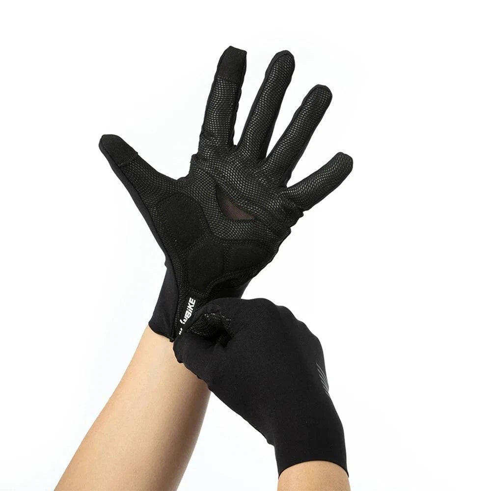 YKYWBIKE Cycling Gloves Full Finger MTB Bike Gloves Touch Screen Sports Gloves Bicycle Goves Unisex Breathable Shockproof Gloves-WAYBIKER