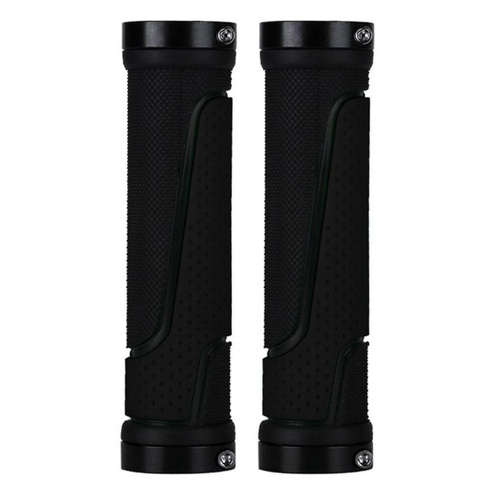 1 Pair Mtb Grips Bicycle Handlebar Grip Mountain Folding Lock-On Non-slip Rubber Handlebar Bike Spare Parts Bicycle Accessories-WAYBIKER