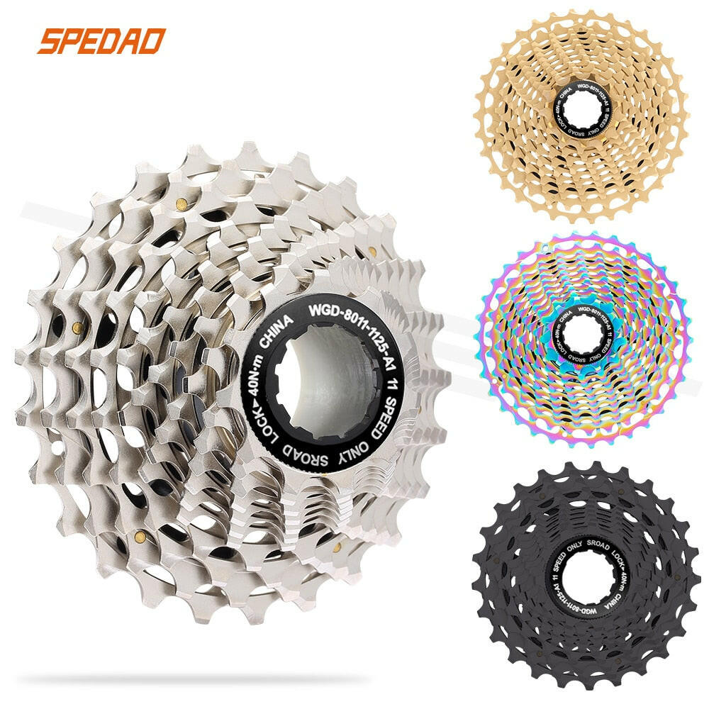 SPEDAO Road Bike Cassette Ultralight 11 Speed 11-25/28/32/34T CNC Freewheel K7 11V 11S HG Sprocket For R9100 Bicycle Flywheels-WAYBIKER