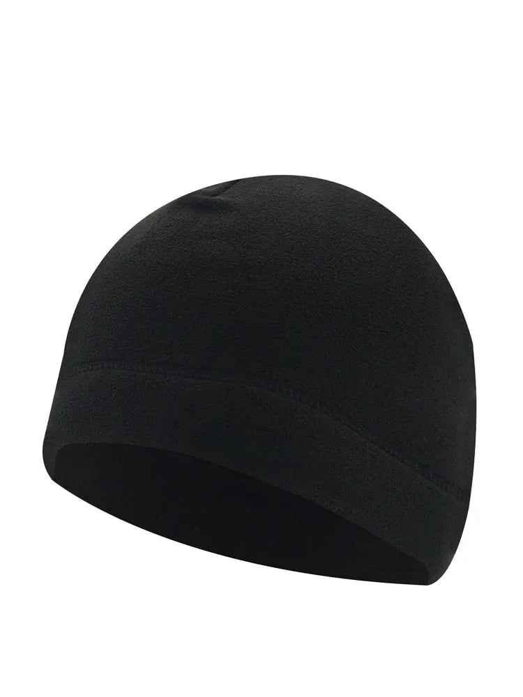 Warm Winter Skull Cap Soft Polar Fleece Hat Thick Windproof Cap Outdoor Beanie Cap Ski Cap Unisex Suitable For Unisex 1PC-WAYBIKER
