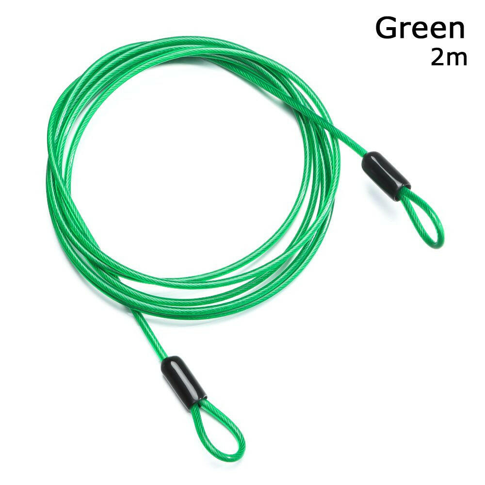 0.5/1/2Meters Bicycle Accessories Bicycle Lock Wire Cycling Strong Steel Cable Lock MTB Road Bike Lock Rope Anti-theft Security