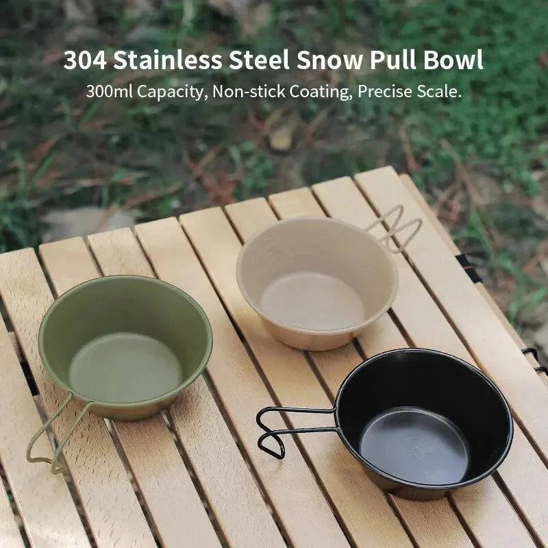 Camping Cookware Kit Outdoor Aluminum Cooking Set Water Kettle Pan Pot Travel Hiking Picnic Camp Cooking Supplies-WAYBIKER
