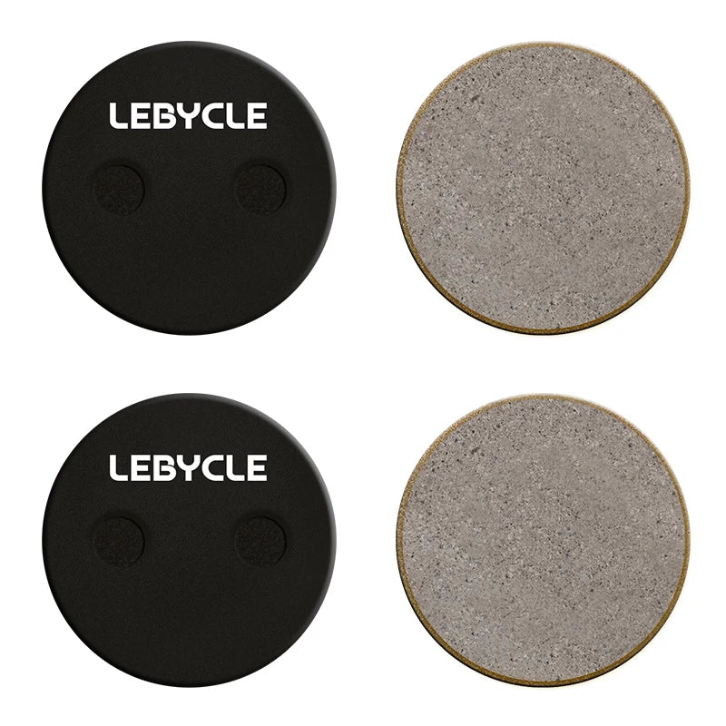 Lebycle 2Pairs High-Quality MTB Bike Resin Semi Metal Brake Pads Universal Hydraulic brake-WAYBIKER